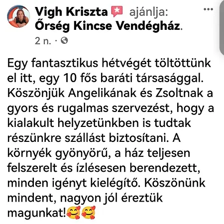 Orseg Kincse Kis - 4 Fore Hegyhátszentjakab